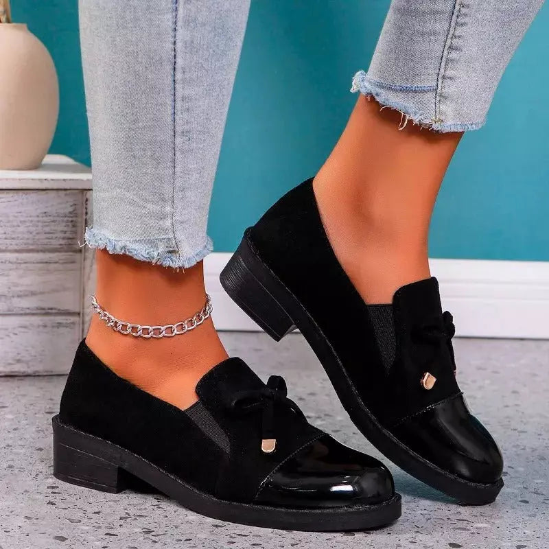 Sapato de Couro Slip-On Casual Confortável